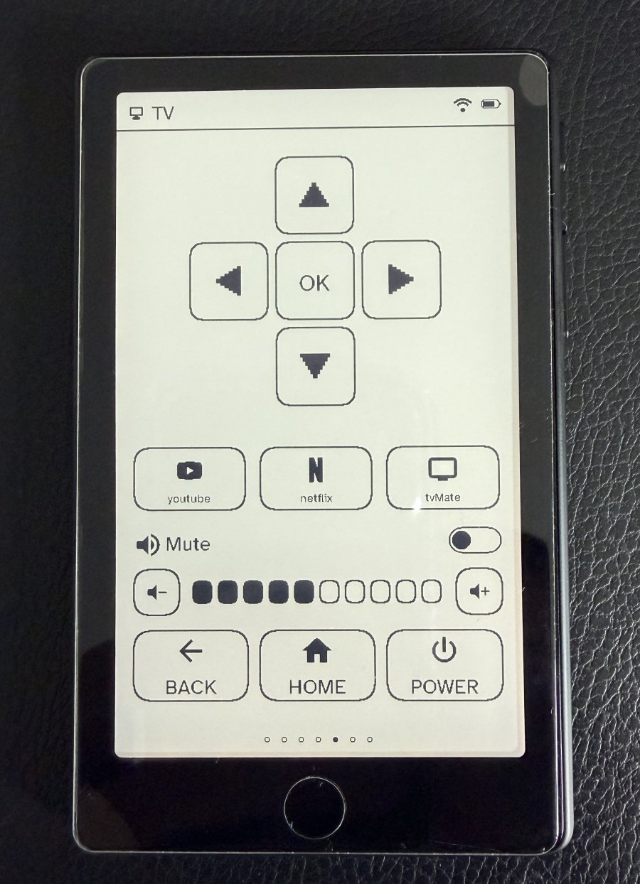 The remote's TV page