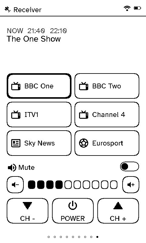 Receiver page