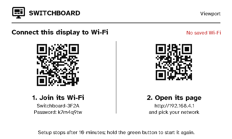 Wi-Fi setup